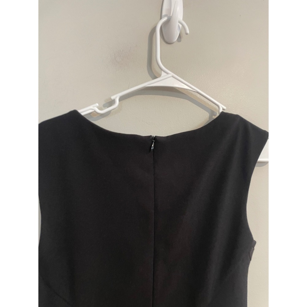 M.M. Lafleur Pauline Dress in Black Size 2 Classic Quiet Luxury LBD - Picture 5 of 8